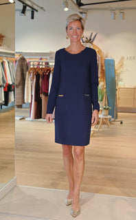 Robe Elora - Bleu marine