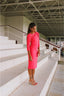 Robe Capucine - Corail