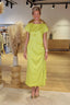 Robe Rosaly - Vert anis