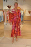 Robe Loréna - Fuchsia/Orange