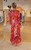 Robe Loréna - Fuchsia/Orange