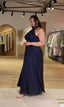 Robe Athalie - Bleu marine