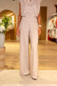 Pantalon Maille Zaz - Ecru