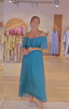 Robe Camélia - Bleu canard