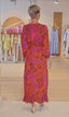 Robe Fiorella - Mauve & Rouge