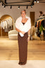 Robe Manoli - Chocolat