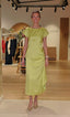 Robe Rosaly - Vert Anis